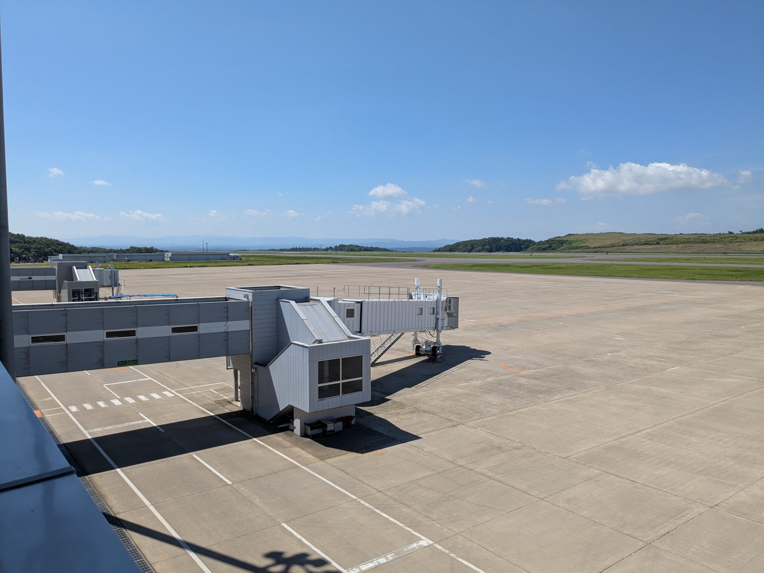 福島空港の風景